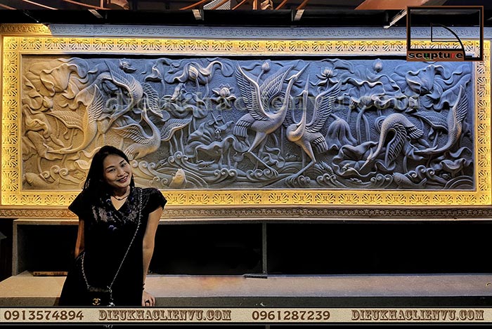 Tranh dieu khac- ph&ugrave; đi&ecirc;u đắp nổi